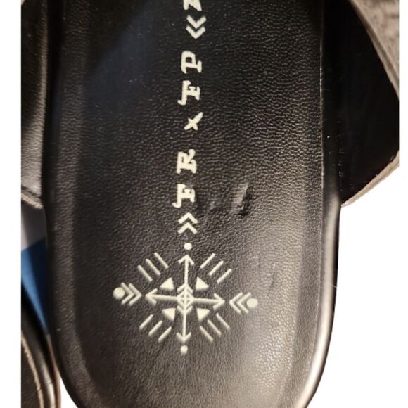 Free People Geometric Strap Platform Wedges - Picture 7 of 7